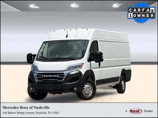 Bright White Clearcoat 2023 RAM ProMaster 3500 High Roof