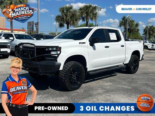 Summit White 2021 Chevrolet Silverado 1500 LT Trail Boss