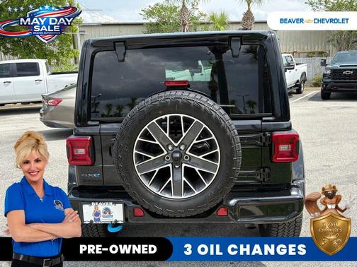 Black Clearcoat 2024 Jeep Wrangler 4xe High Altitude