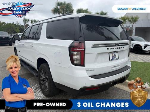 Summit White 2021 Chevrolet Suburban 4WD Z71