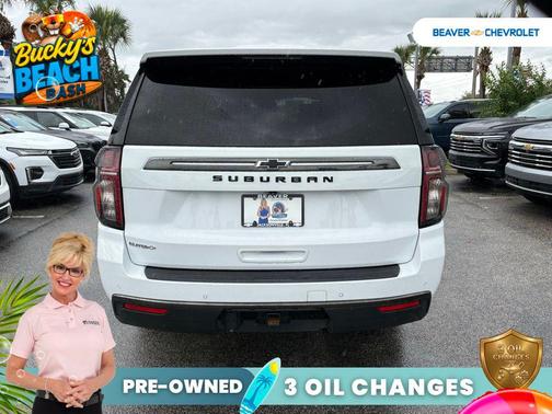Summit White 2021 Chevrolet Suburban 4WD Z71