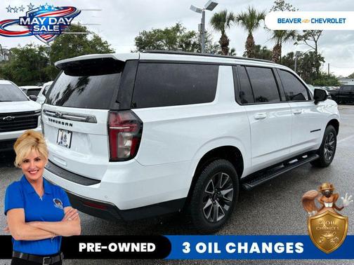 Summit White 2021 Chevrolet Suburban 4WD Z71