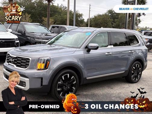 Silver 2024 Kia Telluride SX Prestige