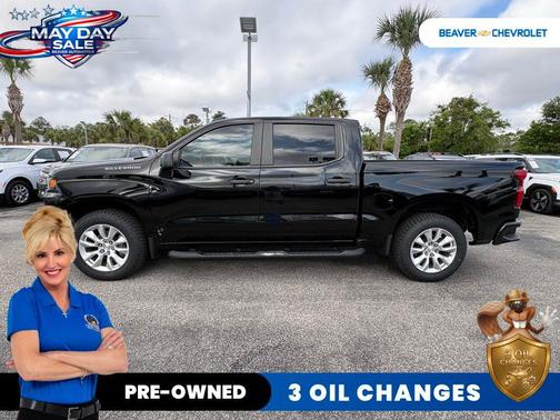 Black 2021 Chevrolet Silverado 1500 Custom