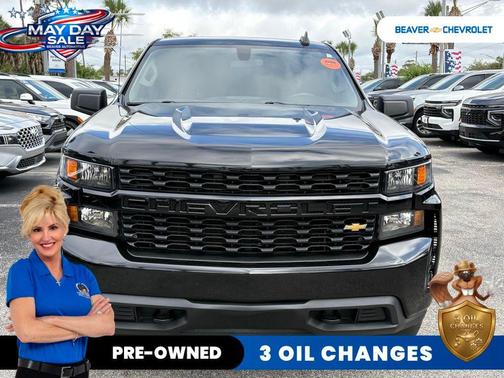 Black 2021 Chevrolet Silverado 1500 Custom
