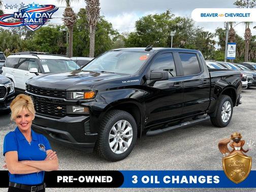 Black 2021 Chevrolet Silverado 1500 Custom