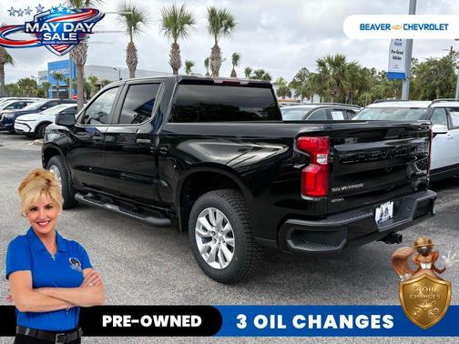 Black 2021 Chevrolet Silverado 1500 Custom