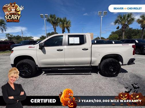 Summit White 2026 Chevrolet Silverado 1500 Custom Trail Boss