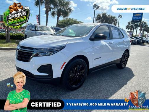 Summit White 2023 Chevrolet Equinox LS