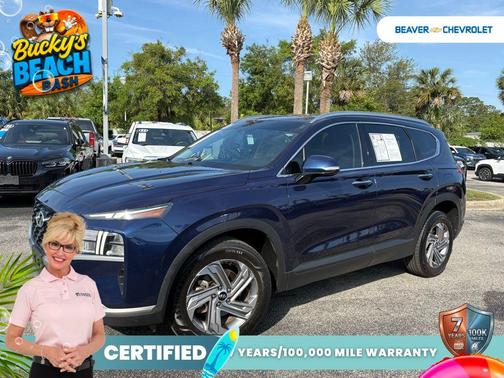 Stormy Blue 2023 Hyundai SANTA FE SEL 2.4