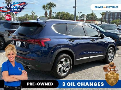 Stormy Blue 2023 Hyundai SANTA FE SEL 2.4