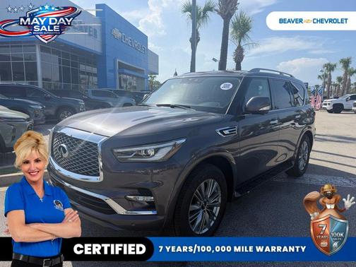 Anthracite Gray 2024 INFINITI QX80 Luxe