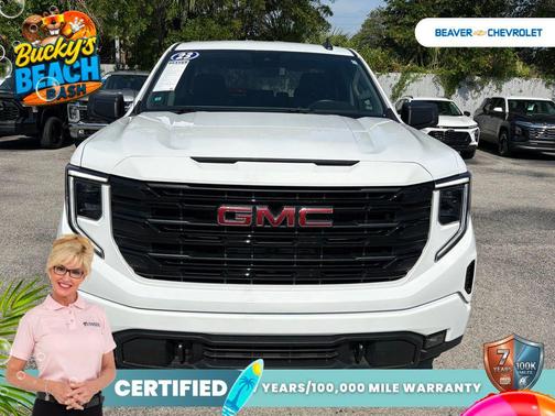Summit White 2023 GMC Sierra 1500 Elevation