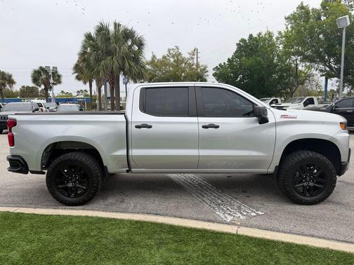 Silver Ice Metallic 2021 Chevrolet Silverado 1500 Custom Trail Boss