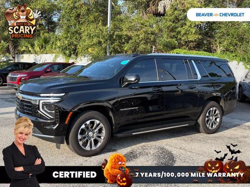 Black 2025 Chevrolet Suburban LS