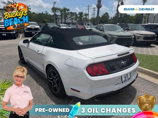 Oxford White 2021 Ford Mustang EcoBoost Premium