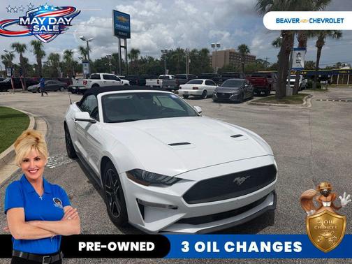 Oxford White 2021 Ford Mustang EcoBoost Premium