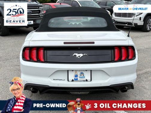 Oxford White 2021 Ford Mustang EcoBoost Premium