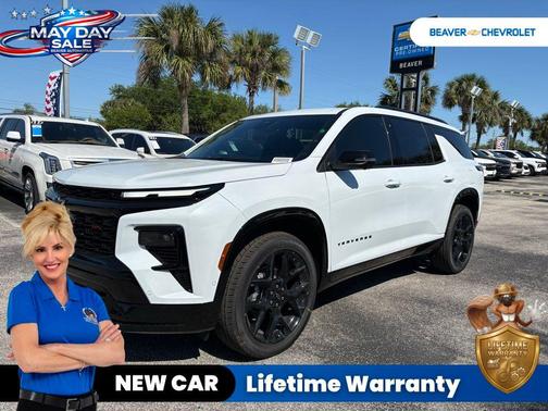 Polar White Tricoat 2026 Chevrolet Traverse RS