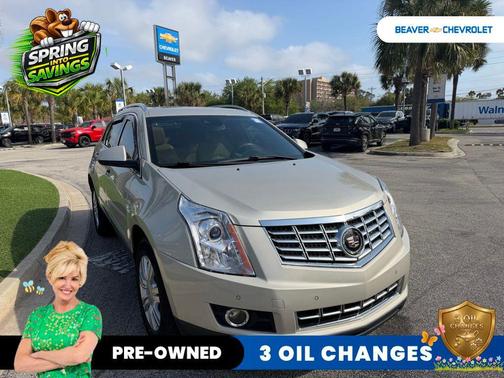 Silver Coast Metallic 2014 Cadillac SRX Luxury Collection