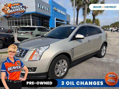 Silver Coast Metallic 2014 Cadillac SRX Luxury Collection