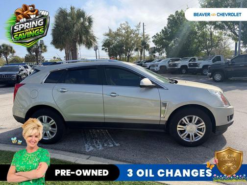 Silver Coast Metallic 2014 Cadillac SRX Luxury Collection