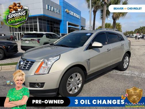 Silver Coast Metallic 2014 Cadillac SRX Luxury Collection