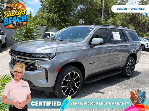 Steel Metallic 2022 Chevrolet Tahoe 4WD RST