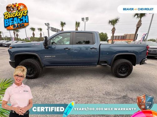 Lakeshore Blue 2024 Chevrolet Silverado 2500 4WD Crew Cab Standard Bed ZR2