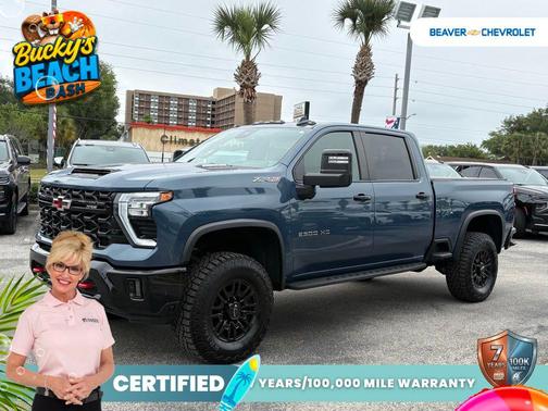 Lakeshore Blue 2024 Chevrolet Silverado 2500 4WD Crew Cab Standard Bed ZR2