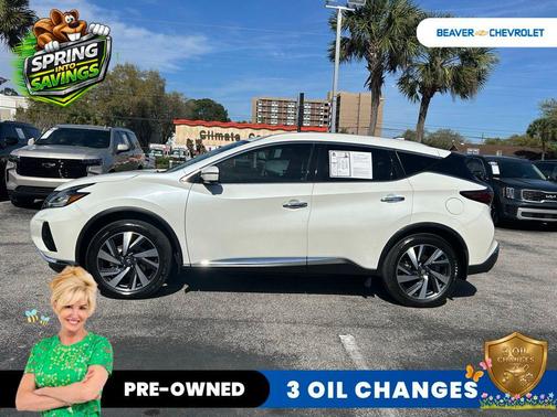 Pearl White Tricoat 2023 Nissan Murano SL Intelligent AWD
