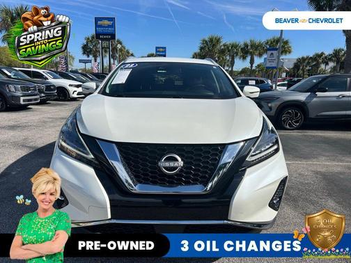 Pearl White Tricoat 2023 Nissan Murano SL Intelligent AWD