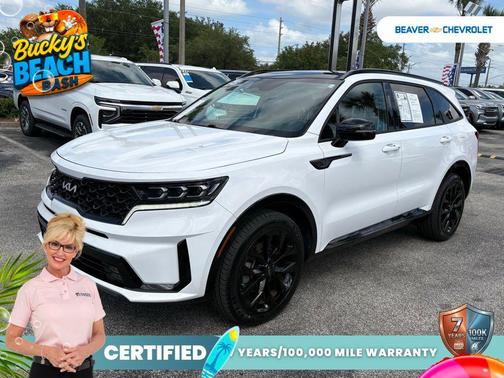White Pearl 2023 Kia Sorento SX