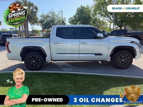 Pearl 2024 Toyota Tundra Hybrid Platinum