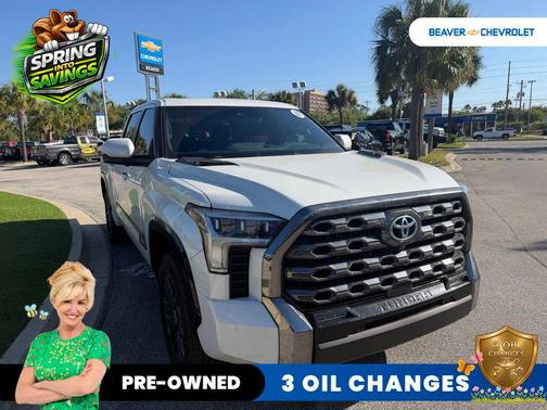 Pearl 2024 Toyota Tundra Hybrid Platinum