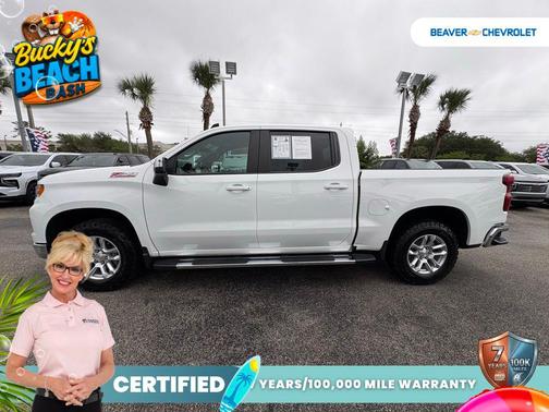Summit White 2025 Chevrolet Silverado 1500 LT