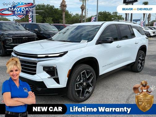 Polar White Tricoat 2026 Chevrolet Traverse High Country