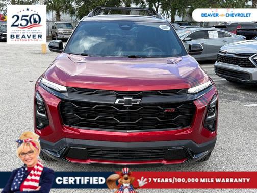 Radiant Red 2025 Chevrolet Equinox AWD RS
