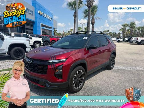 Radiant Red 2025 Chevrolet Equinox AWD RS