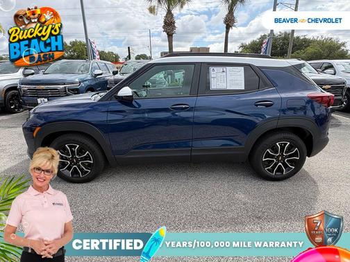 Blue 2022 Chevrolet Trailblazer ACTIV