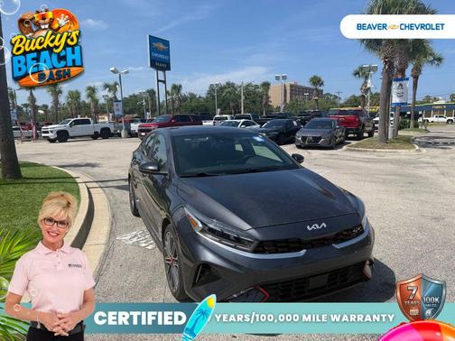 Gray 2023 Kia Forte GT