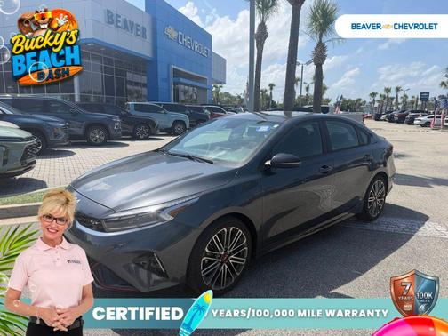 Gray 2023 Kia Forte GT