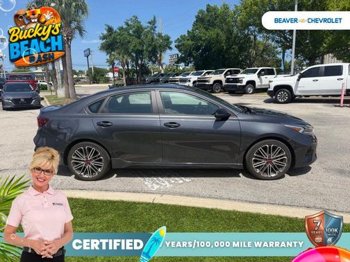 Gray 2023 Kia Forte GT