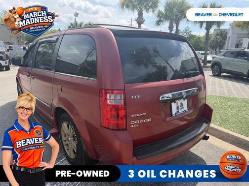 Inferno Red Crystal PC/Mineral Gray Met CC 2010 Dodge Grand Caravan SXT