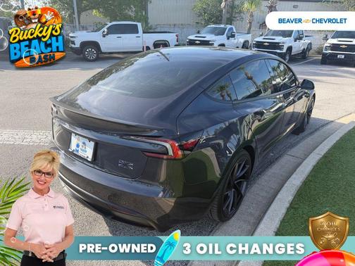 Gray 2024 Tesla Model 3 Performance