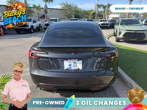 Gray 2024 Tesla Model 3 Performance