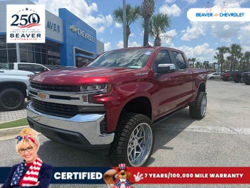 Cherry Red 2021 Chevrolet Silverado 1500 LT