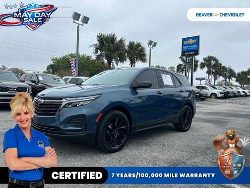 Lakeshore Blue 2024 Chevrolet Equinox LS