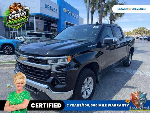 Black 2025 Chevrolet Silverado 1500 LT