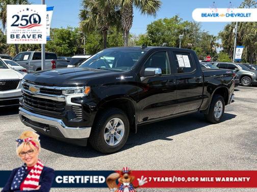 Black 2025 Chevrolet Silverado 1500 LT
